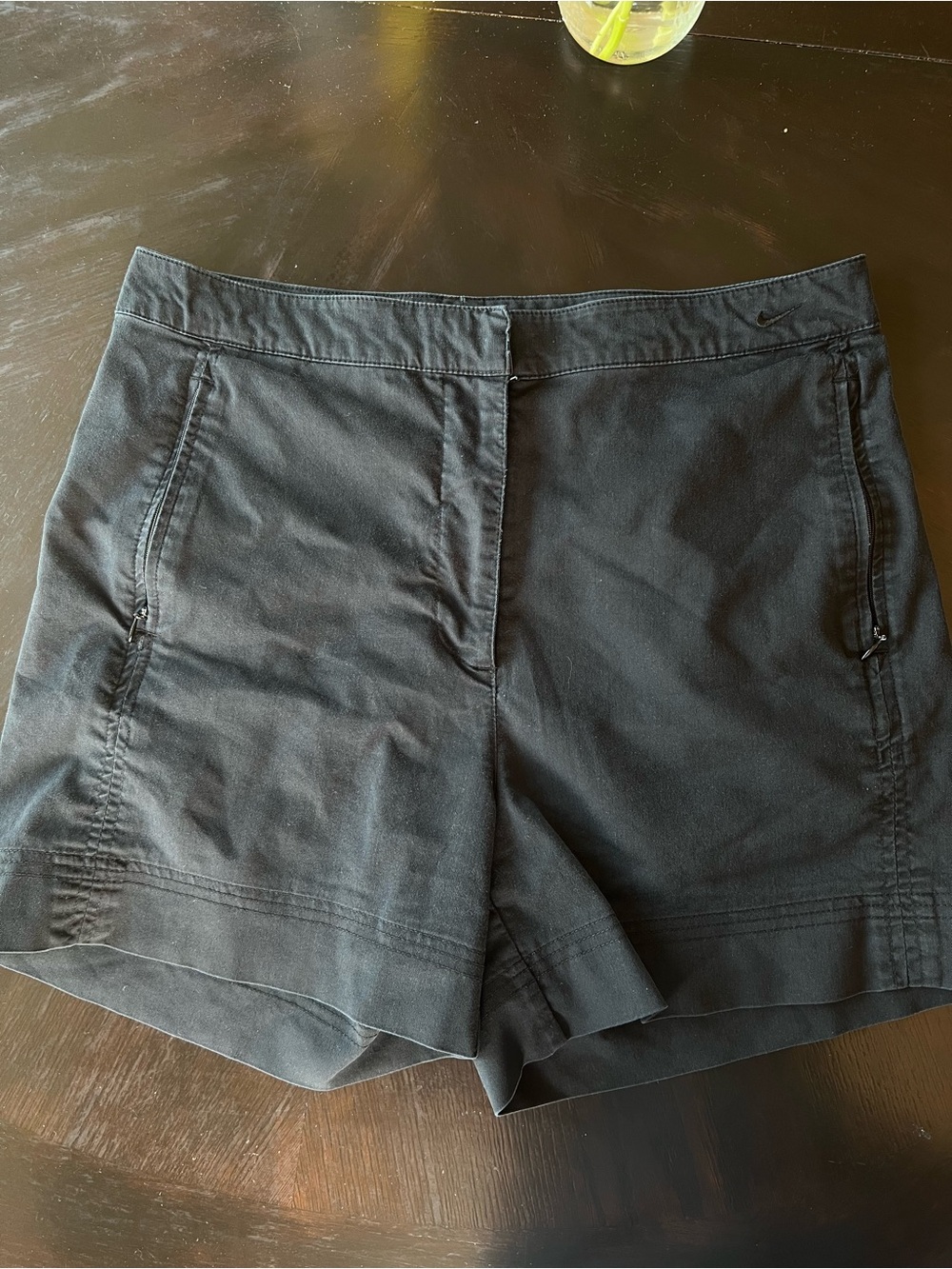 Black Nike golf shorts